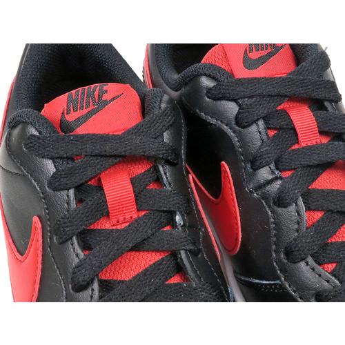 NIKE COURT BOROUGH LOW 2 GS ナイキ コート バー ロー BLACK/UNIVERSITY RED ブラック/レッド キッズ・レディースモデル｜marsone｜02