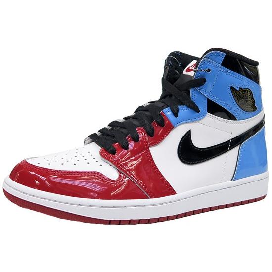 エアジョーダン1 レトロ　スニーカー 青赤白 NIKE AIR JORDAN 1 RETRO HIGH OG FEARLESS ナイキ エア