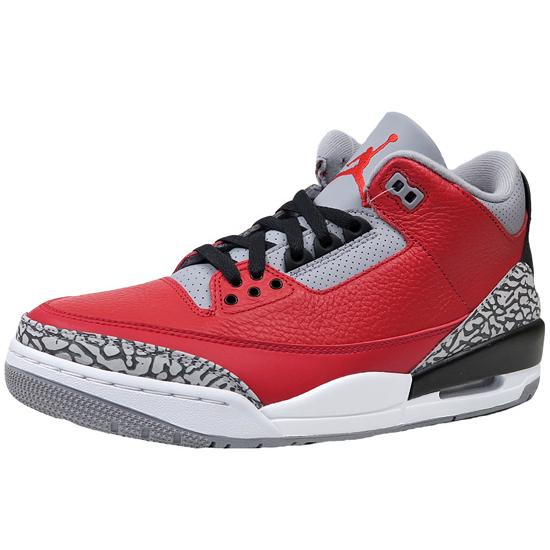 fire red jordan retro 3