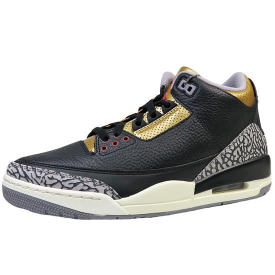 NIKE WMNS AIR JORDAN 3 RETRO BLACK/GOLD メンズサイズ ナイキ NIKE WMNS AIR JORDAN 3 RETRO BLACK/GOLD メンズサイズ ナイキ