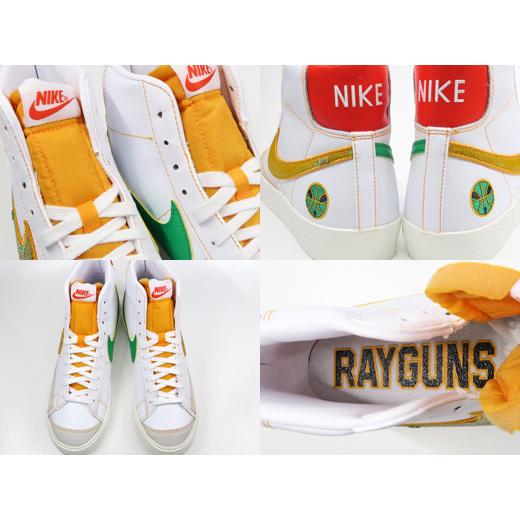 NIKE BLAZER MID '77 VINTAGE "RAYGUNS" レイガンズ ナイキナイキ ブレザー ミッド ヴィンテージ WHITE/UNIVERSITY GOLD｜marsone｜03