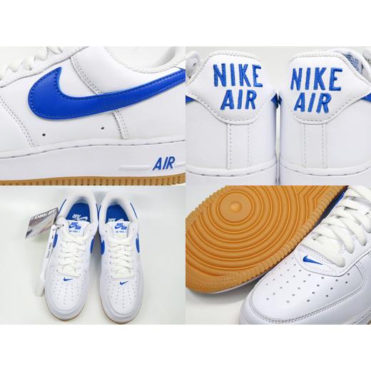 NIKE（ナイキ） NIKE AIR FORCE 1 LOW RETRO エア フォース 1 白青ガム
