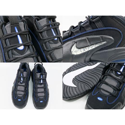 NIKE AIR MAX PENNY BLACK/METALLIC SILVER-VARSITY ROYAL ナイキ エア マックス ペニー 黒青 バッシュ ペニー・ハーダウェイ｜marsone｜03