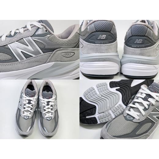 NEW BALANCE ニューバランス M990 GL6 Dワイズ GREY V6 MADE IN USA グレー メンズ スニーカー アメリカ製｜marsone｜03