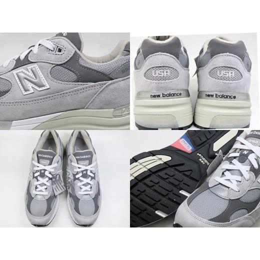 NEW BALANCE U992 GY ニューバランス MADE IN USA GREY グレー アメリカ製 Dワイズの画像
