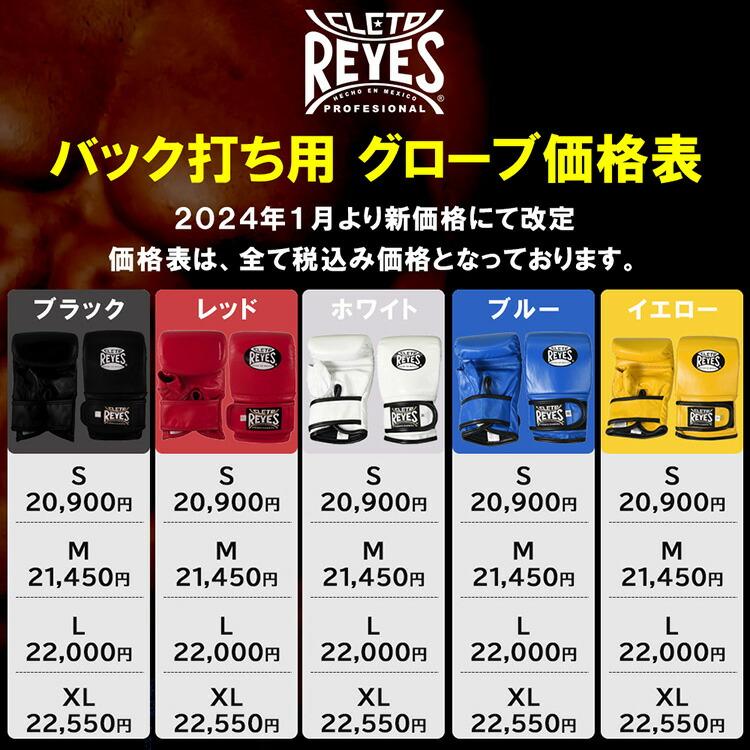 REYES 公式 レイジェス ボクシンググローブ バック打ち ベルクロ式