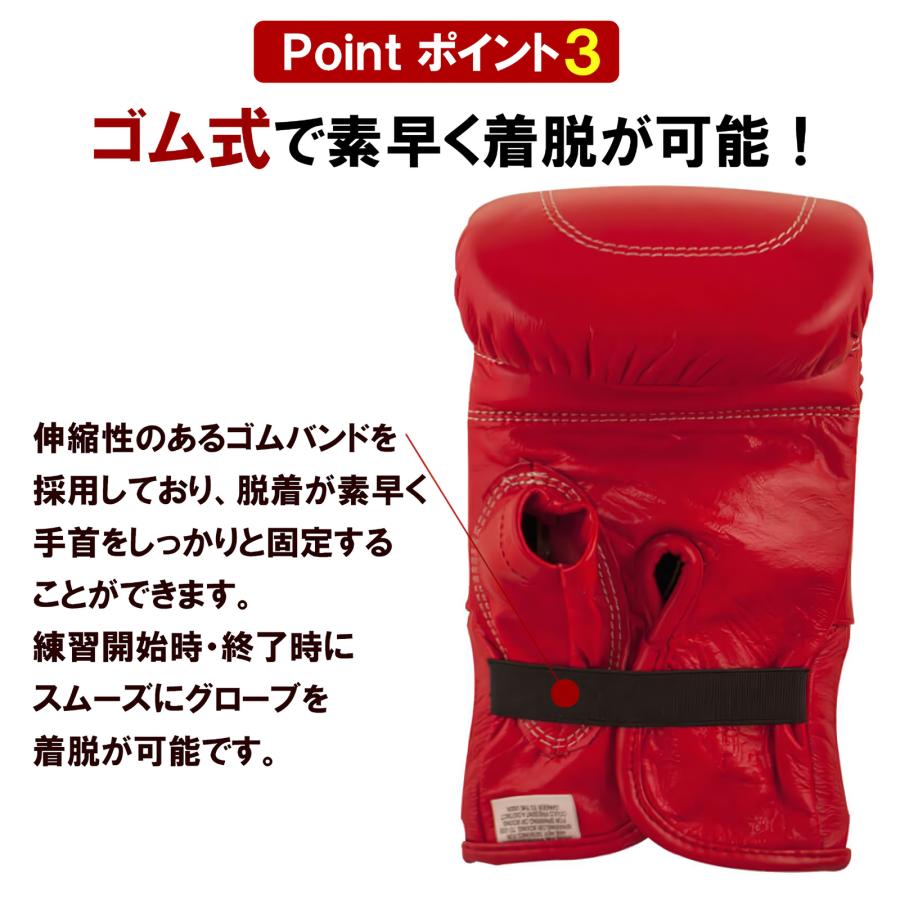 REYES 公式 レイジェス ボクシンググローブ 本革 ゴム式 バック