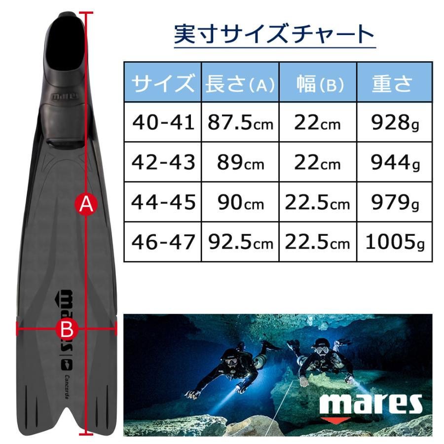 mares マレス Concorde ロングフィン 足ひれ シュノーケル mares マレス Concorde ロングフィン 足ひれ シュノーケル