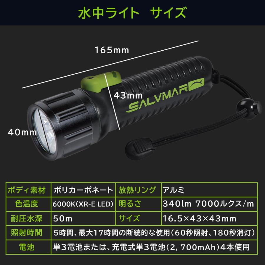 Salvimar サルビマー 水中ライト ダイビング ダイビングライト 水中
