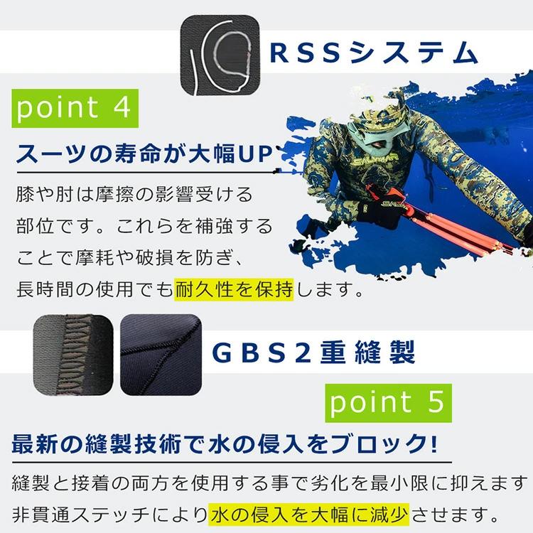 サルビマー　5.5ミリ　ウエットスーツ Salvimar サルビマー ウェットスーツ N.A.T 5.5mm 2ピース 裏