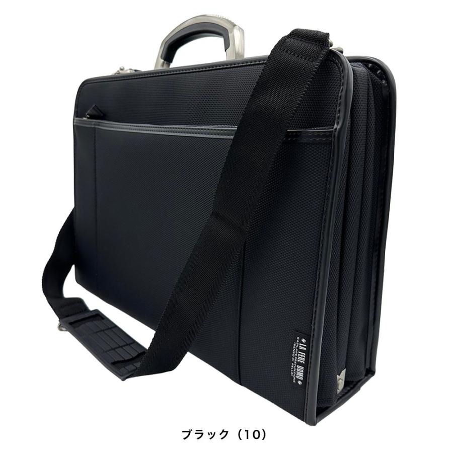 メンズ 青木鞄 LA FERE UOMO OPS ビジネスバッグ ブラック A4対応