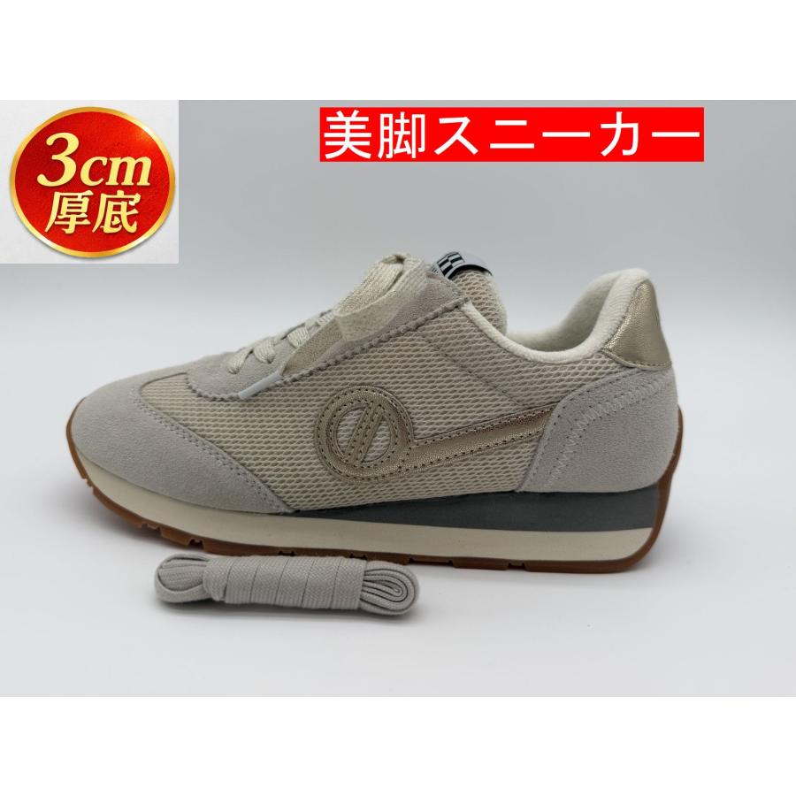 NO NAME（ノーネーム） CITY RUN JOG メッシュ DOVE 厚底
