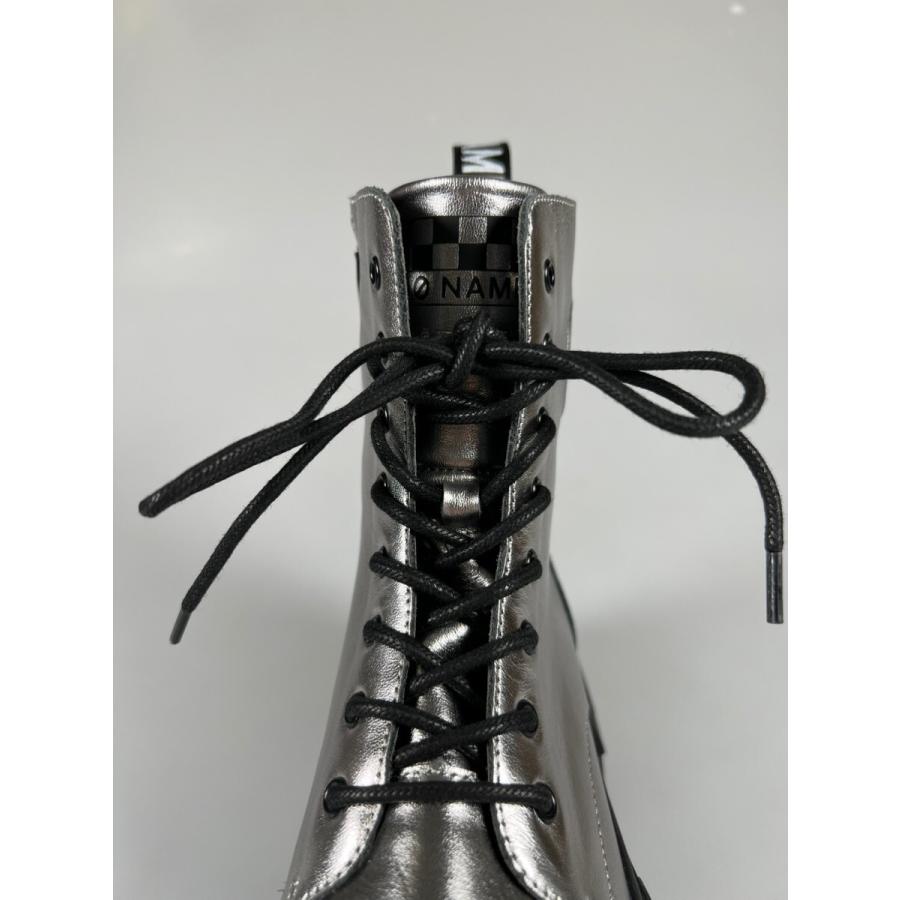 NO NAME ノーネームブーツ noname GRAVITY BOOTS NAPPA METAL シルバー 