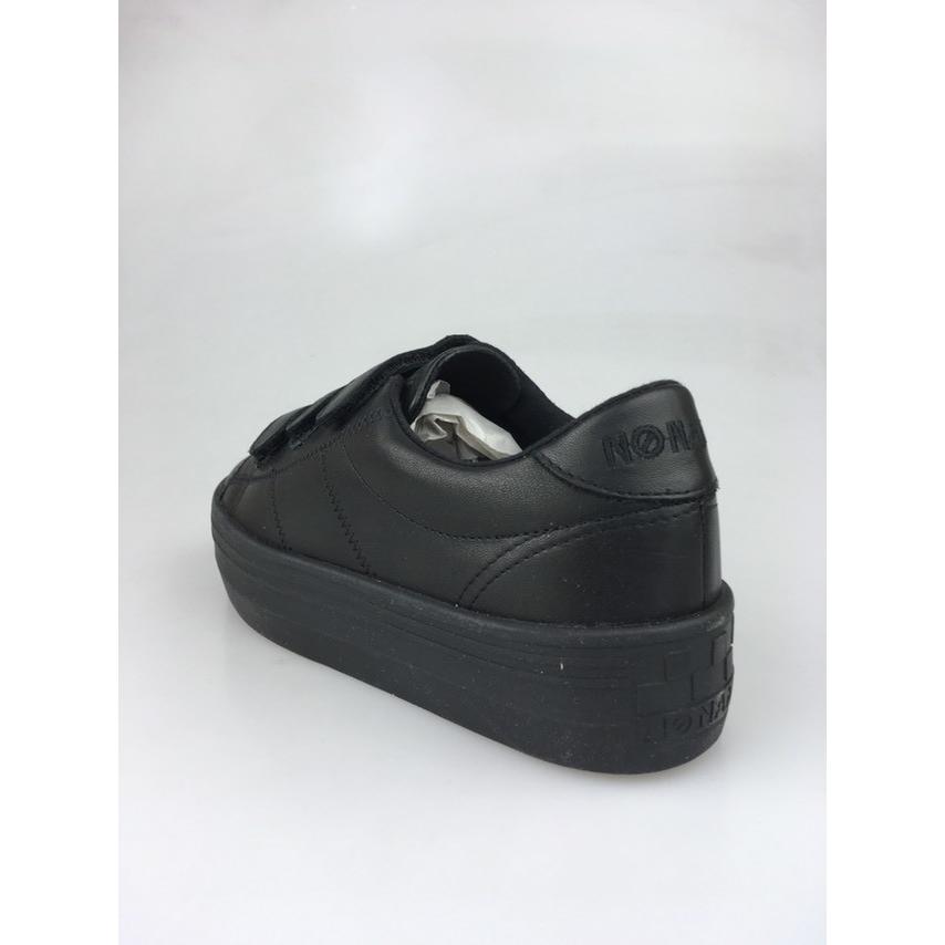 30 Offアウトレットsale ノーネーム ｎｏ ｎａｍｅ Plato M Straps レザー ブラック スニーカー 靴 美脚スニーカー靴 新品本物 Toscelikspecialsteel Com