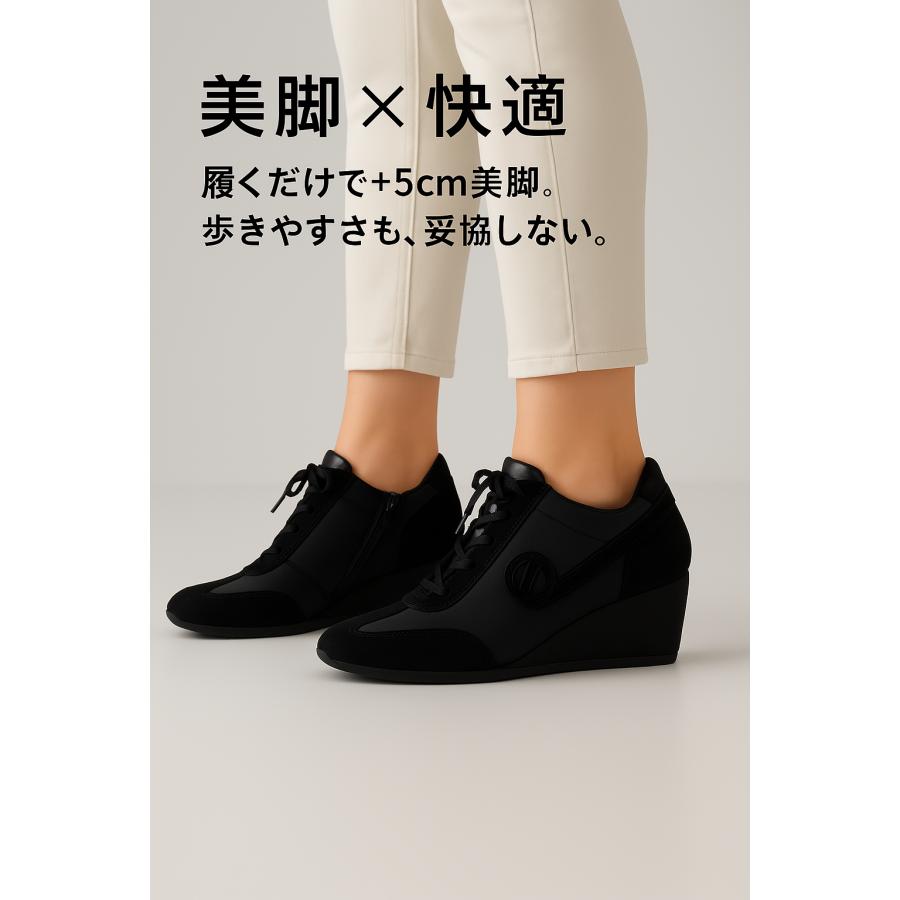 NO NAME 【NO YOKO ZIP ナイロン】厚底スニーカー レディース NO NAME 【NO YOKO ZIP ナイロン】厚底スニーカー レディース