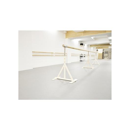高さ切替式バレエバースタンドセット(バー直径60mm、無塗装品、3m)｜marty-ballet-dance｜05