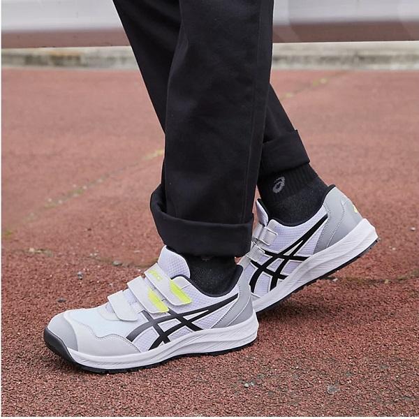 ASICS アシックス ウィンジョブ CP215 100 ホワイト×ブラック ASICS アシックス ウィンジョブ CP215 100 ホワイト×ブラック