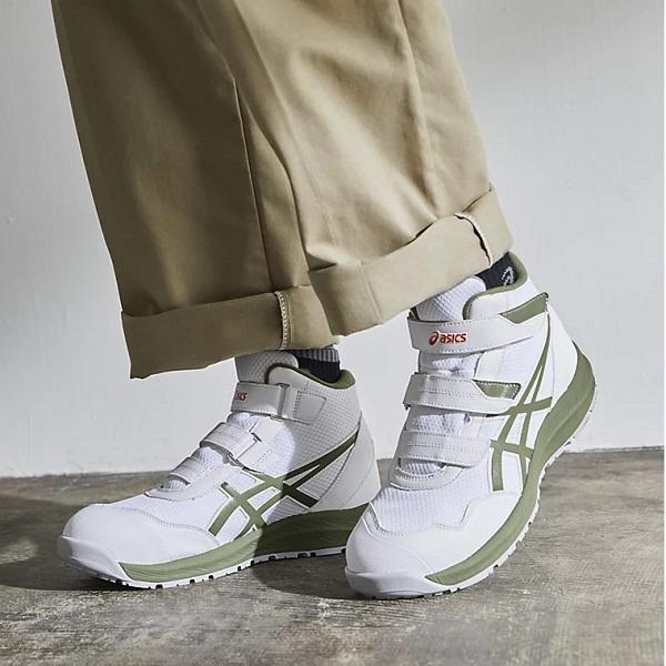 ASICS アシックス ウィンジョブ CP216 100 ホワイト×ライケン ASICS アシックス ウィンジョブ CP216 100 ホワイト×ライケン