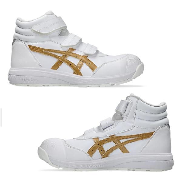 ASICS（アシックス） ウィンジョブ CP312・100 ホワイト×ピュア