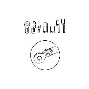 エビ 強力型圧着工具 銅線用裸圧着端子・裸圧着スリーブ(P.B)用 AK60