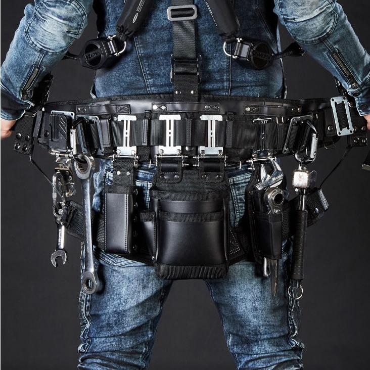 腰道具一式 極匠 [当店限定] 選べる帆布腰道具セット サポーベルト サスペンダー