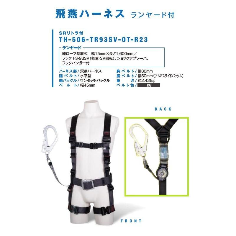 フルハーネス　ランヤード1本　新品未使用　Mサイズ 藤井電工　飛燕 製品情報 | フルハーネス用ランヤード | 墜落制止用器具、フル