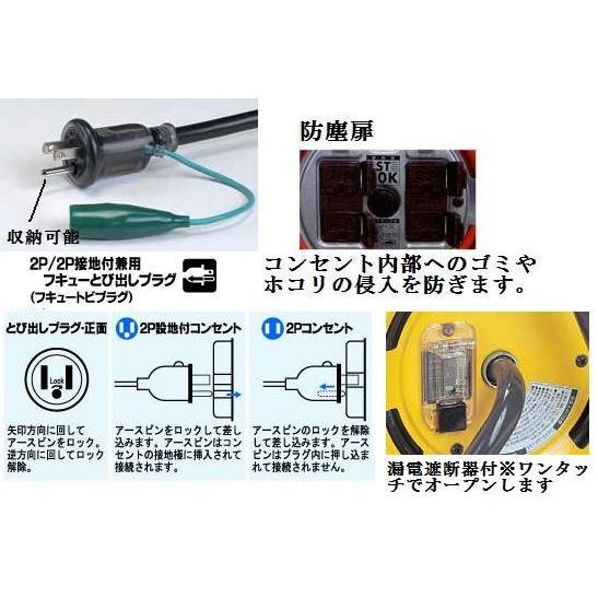 HATAYAハタヤリミテッド シンタイガーリール 30m BT-30KS【温度