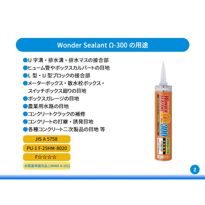 ヘルメチック ワンダーシーラント Ω300（オメガ300）320ml