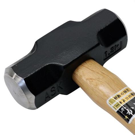 浅香工業 金象印 日本製 両口ハンマー 1.3K 330柄 ＃50317 総重量：約