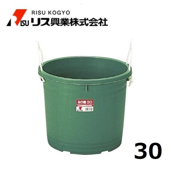 【配送条件有】 リス興業 ねり樽　30　(容量：30L） NT30左官道具　職人道具　セメント混和 コンクリート　練る　バケツ モルタル　セメント施工用具｜maru09