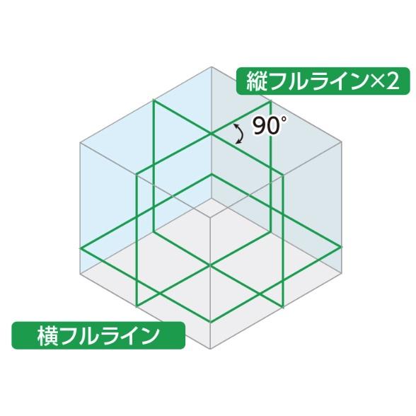 シンワ 【一部送料無料】シンワレーザーロボ X line(矩十字・横全周