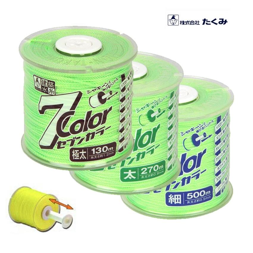 TAKUMI たくみ 建築水糸 セブンカラー グリーン 7color 細糸4809 TAKUMI たくみ 建築水糸 セブンカラー グリーン 7color 細糸4809