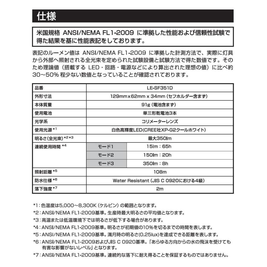 タジマツール【TAJIMA】LEDセフ着脱式ライトLE-SF351D 【LEDライト】電池式 単3形乾電池×3本(暗所作業 アウトドア 散歩 懐中電灯) :tjm-le-sf351d:丸久金物 - 通販 - Yahoo!ショッピング タジマツール【TAJIMA】LEDセフ着脱式ライトLE-SF351D 【LEDライト】電池式 単3形乾電池×3本(暗所作業 アウトドア 散歩 懐中電灯) :tjm-le-sf351d:丸久金物 - 通販 - Yahoo!ショッピング