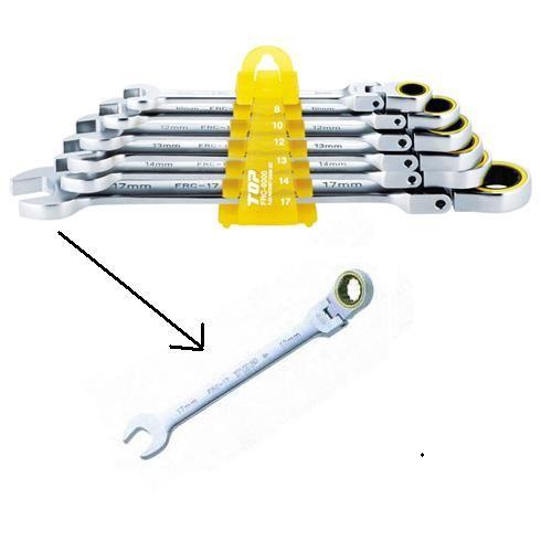 トップ工業/TOP 6丁組首振りラチェットコンビセット FRC6000