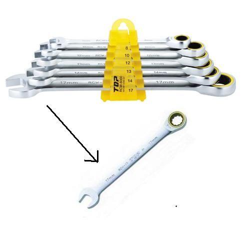 TOP（トップ） トップ工業 TOP 6丁組ラチェットコンビセット(ホルダー