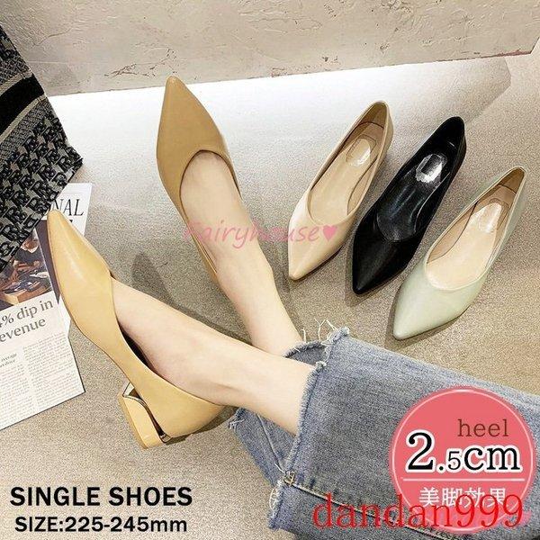 パンプス ポインテッドトゥ シューズ レディース 春夏 太めヒールパンプス ローヒール 美脚 履きやすい 痛くない 靴 オフィス 通勤通学 オシャレ40代50代30代 Hzojufiwpc Prosoindsas Com