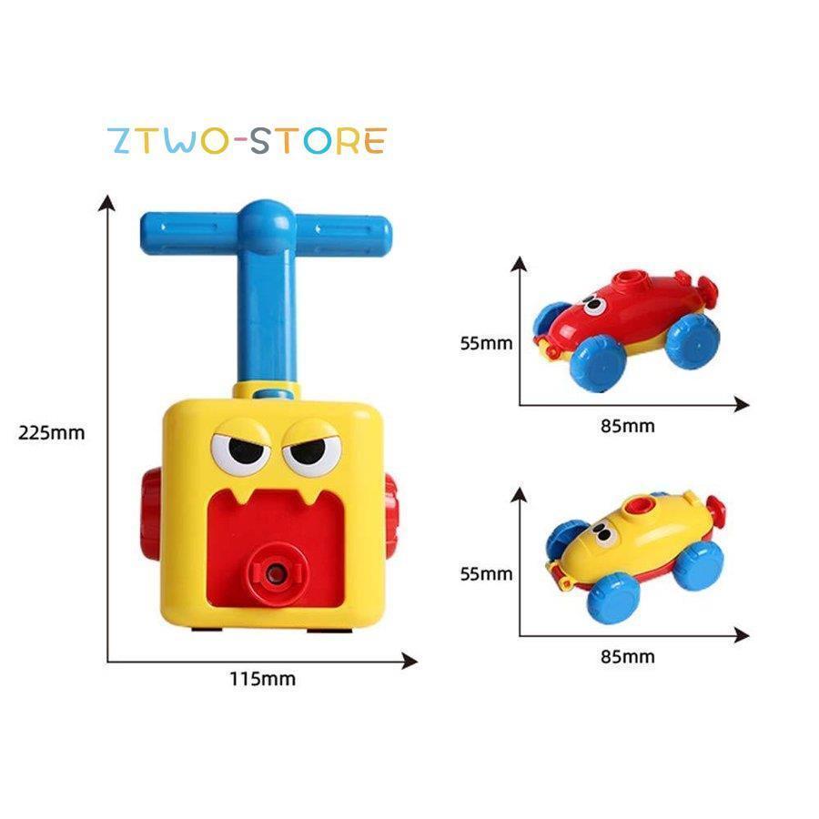 車 バルーン動力カー 風船 子ども おもちゃ 慣性パワーバルーン車のおもちゃ バルーン 発射塔付き 車おもちゃ 動力 カー 電池不要 ミニカー｜maru2022｜02