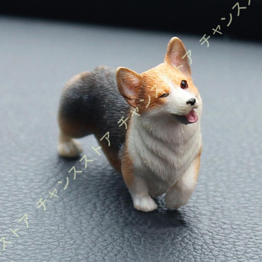 ミニチュア 置物 犬 コーギー クリエイティブ 工芸品 本物そっくり オブジェ 車デコレーション フィギュア置物 インテリア雑貨 置き物｜maru2022｜11