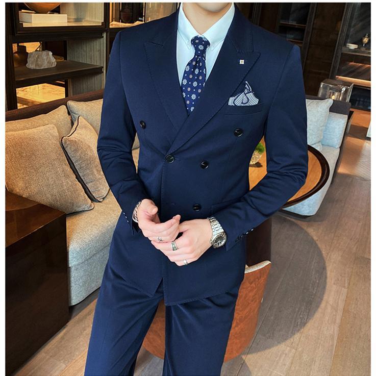 人気ブランドの新作 ジャケット パンツ スリム ビジネス フォーマル パーティー 結婚式 紳士服