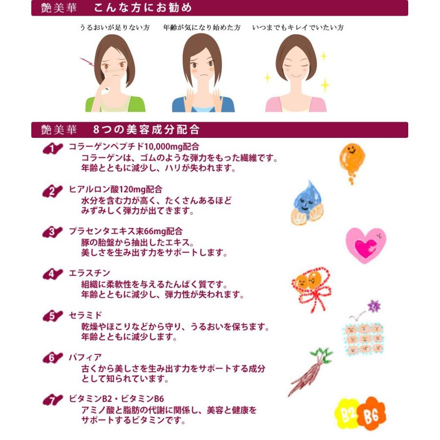 WAKUNAGA（湧永） 艶美華(つやびか)50mL×10本≪賞味期限2026年10月