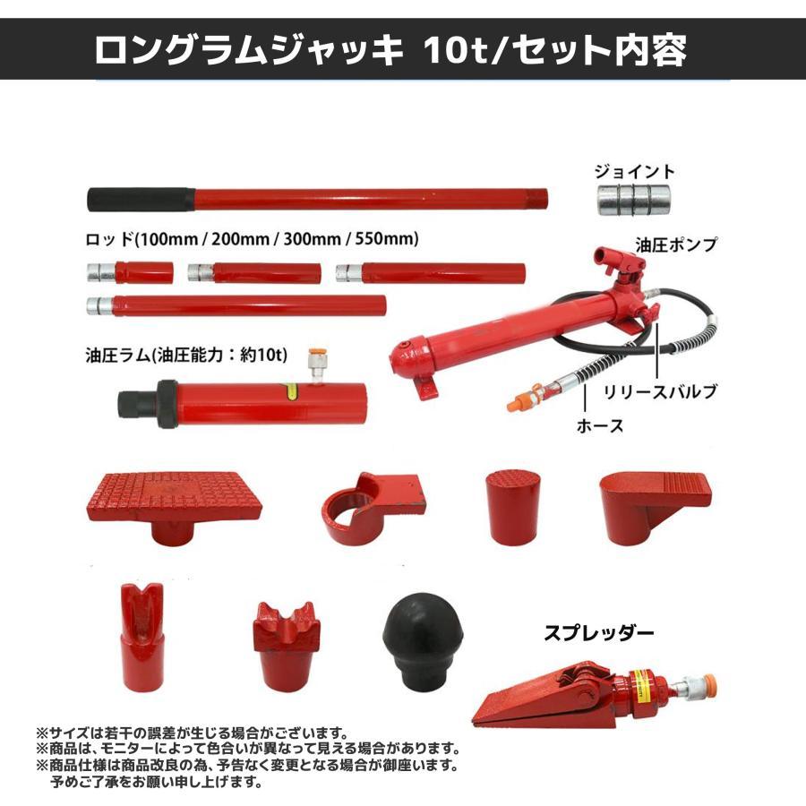 10t 油圧式 ジャッキ ポートパワー 10トン ロングラムジャッキ ポート