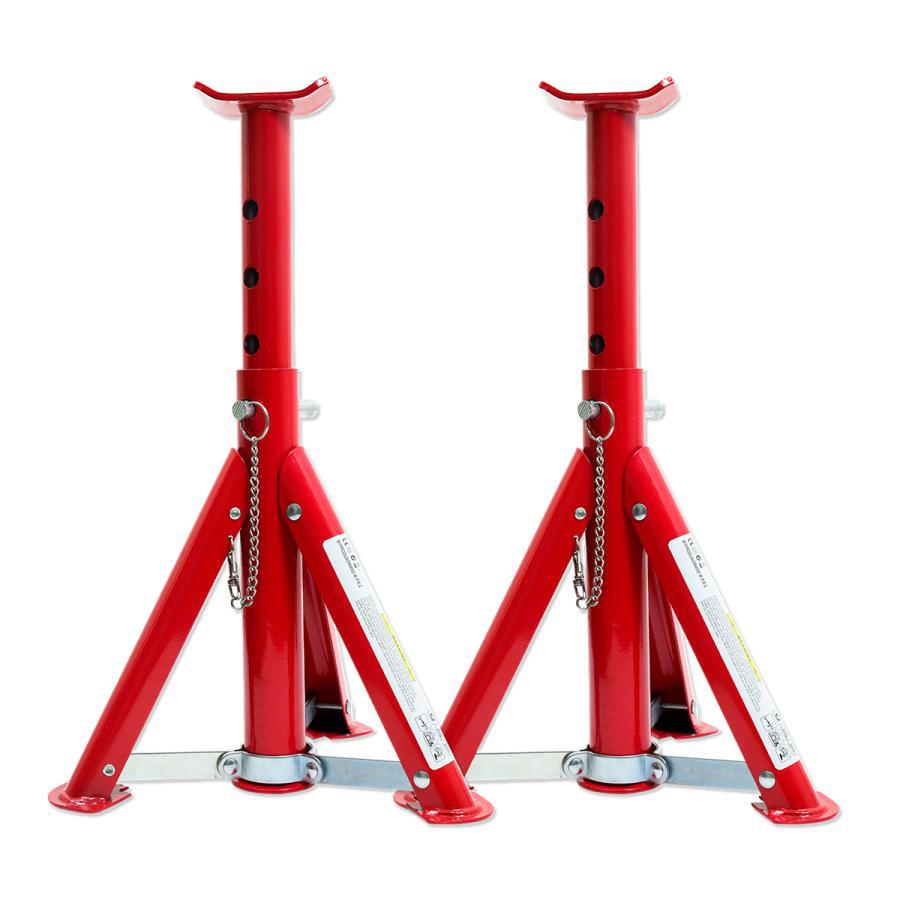 3T馬リジットラック折畳み式 2個セットピン/ジャッキスタンドB