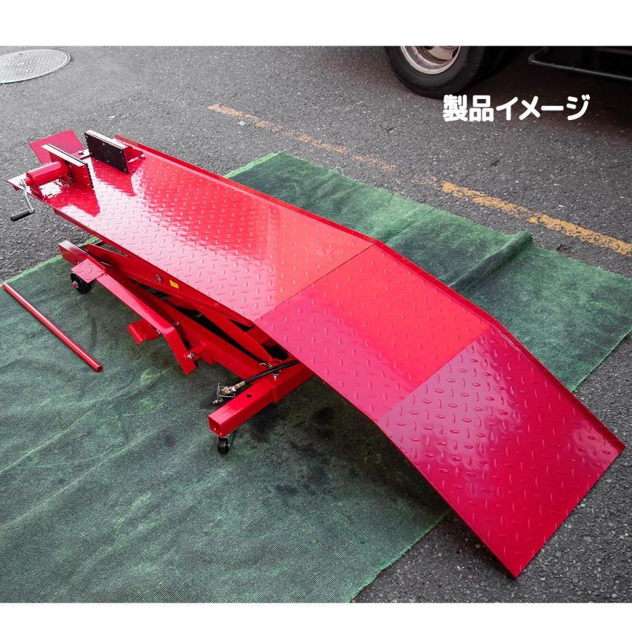 【埼玉県深谷市】【引取限定】バイクリフト モーターサイクル バイクリフトテーブル 小型車～中型車両まで対応 最大積載400kg ビッグセール バイクリフトテーブル 最大積載400kg モーターサイクル