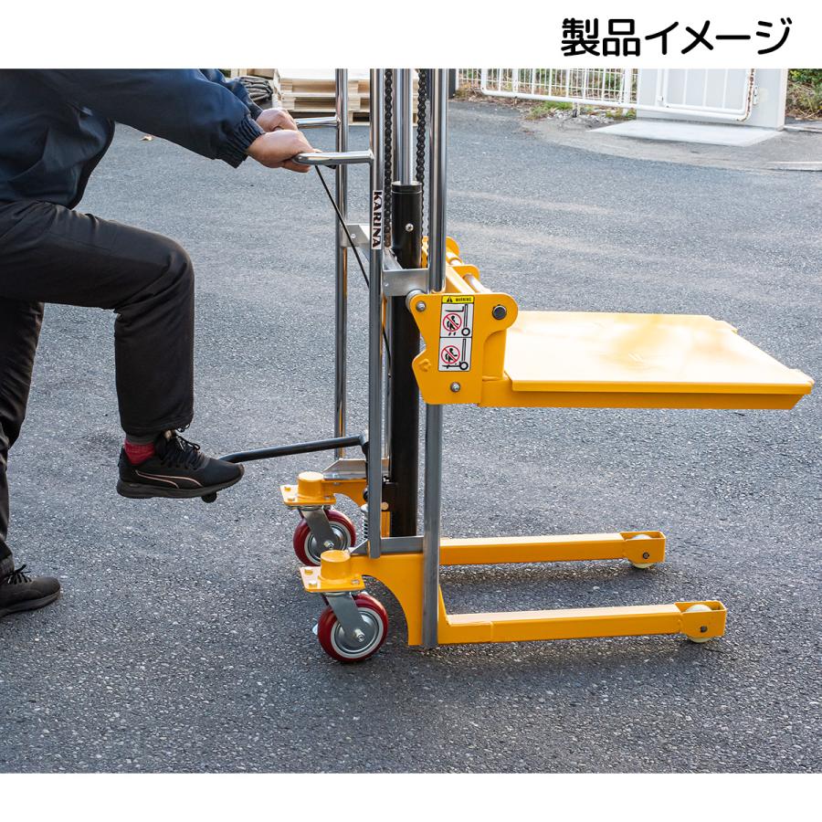セール 1台2役◇ハンドフォーク 兼 テーブルリフト◇油圧手動 ハンド