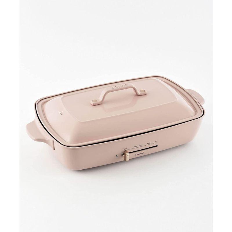 ブルーノ ホットプレートグランデサイズ ピンクベージュ