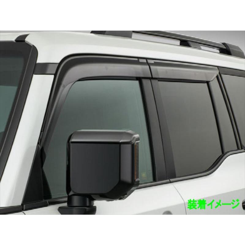 ランドクルーザー250　トヨタ純正サイドバイザー 1台分　未使用品 トヨタ（TOYOTA） トヨタ純正用品 ランドクルーザー250 サイドバイザー