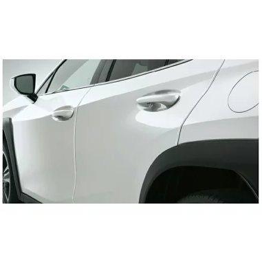 レクサス - LEXUS 純然たる 付属品 一部分 UX250h UX200 ドアエッジプロテクター 1台分 プラチナムシルバー ME 08174-76020-B1