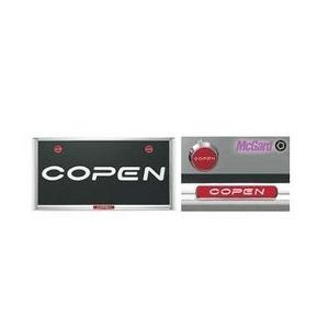 DAIHATSU COPEN　ダイハツ コペン【LA400K】　盗難防止機能付ナンバーフレームセット(コペン)【メッキ】[08400-K2231]