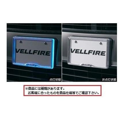 トヨタ ヴェルファイア【GGH30W GGH35W AGH30W AGH35W AYH30W】 ナンバーフレームイルミネーション【下記参照】