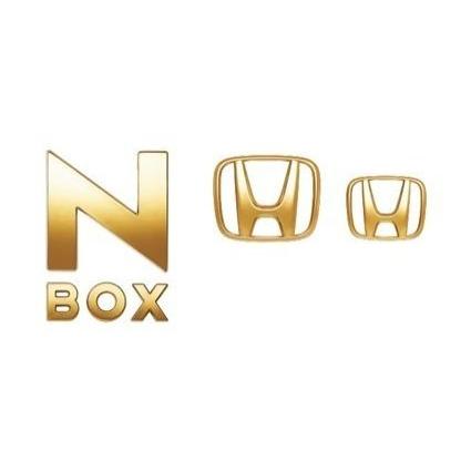 ホンダ Nボックス【JF3-230/500/840/850 JF4-120/220/840/850】　ゴールドエンブレム(N-BOX用)[08F20-TTA-000]